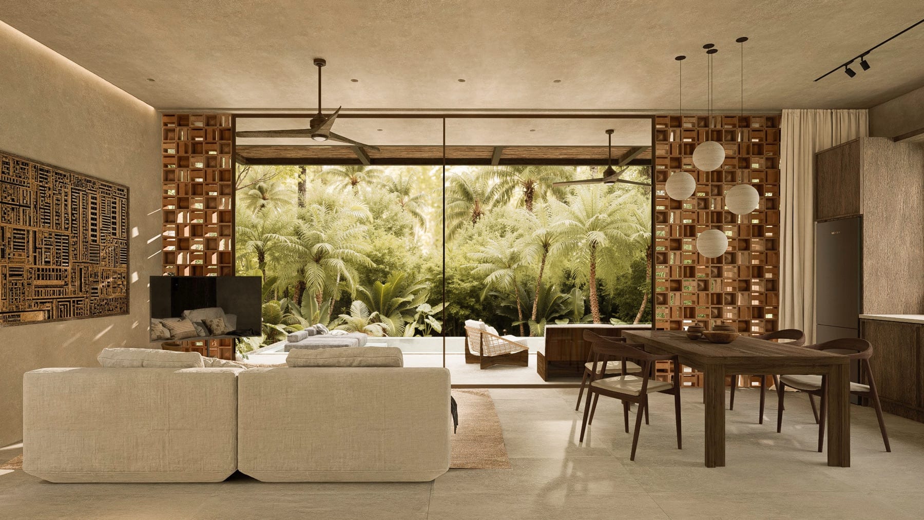 Clay breeze-block